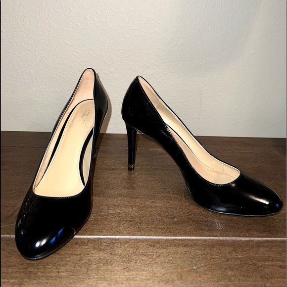 Michael Kors Black Patent Leather Size 8.5 4" Heels With Comfort Soles. - Picture 5 of 8